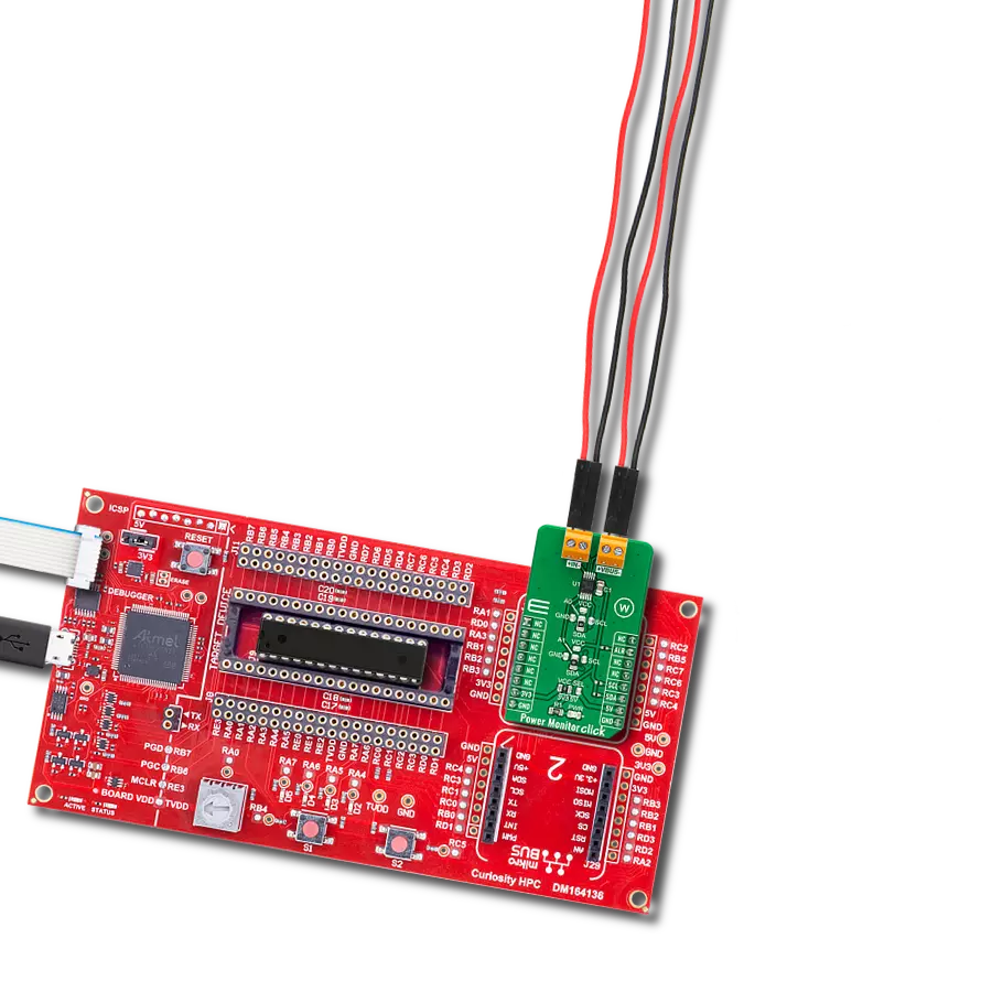 Power Monitor Click with Curiosity HPC