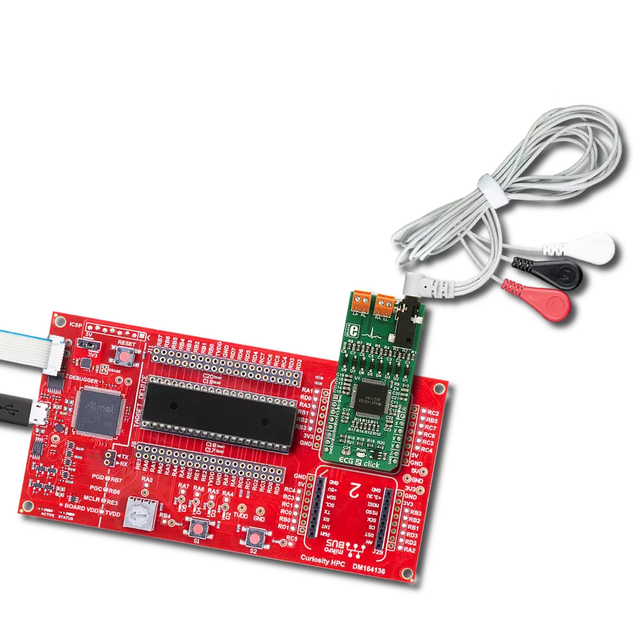 ECG 2 Click with Curiosity HPC