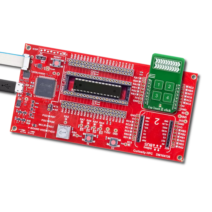 Cap Touch 5 Click with Curiosity HPC