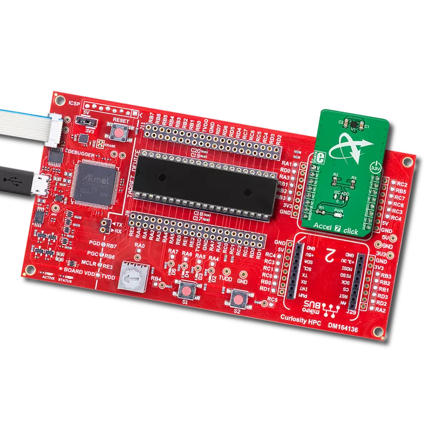 Accel 7 click with Curiosity HPC