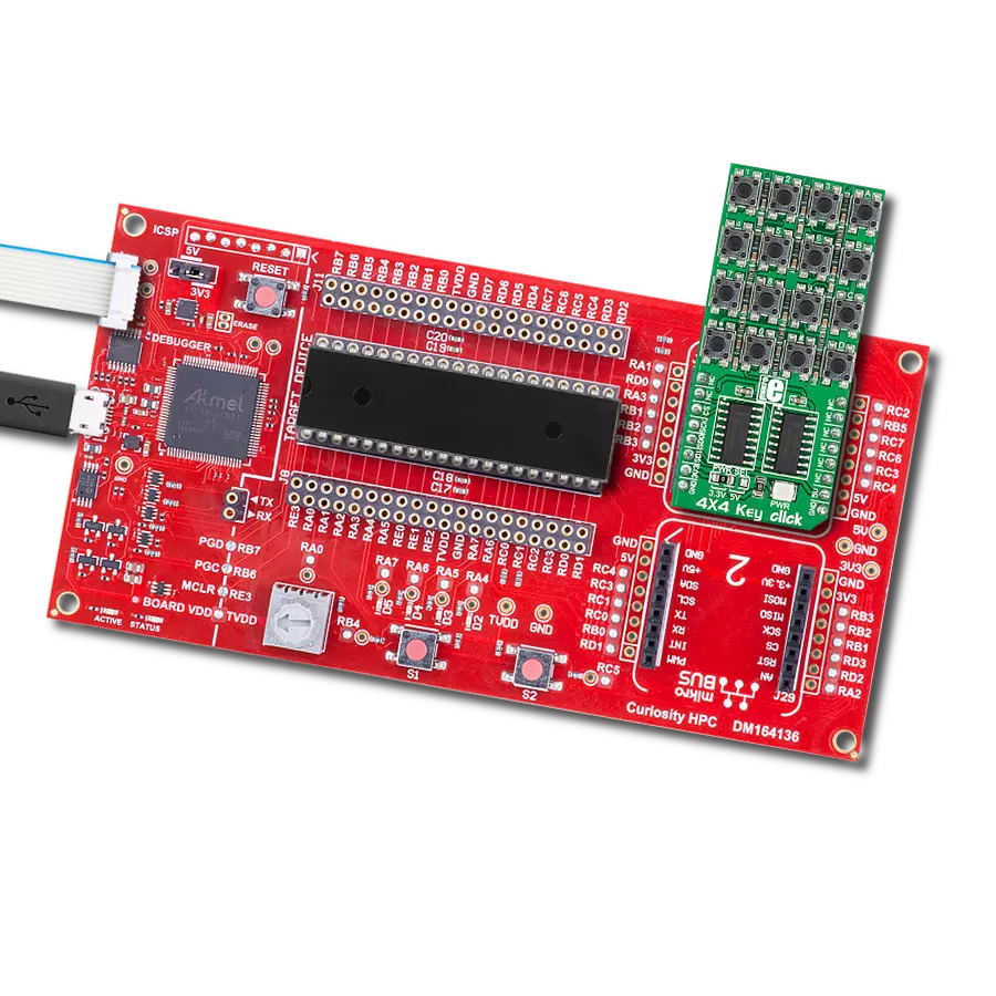 4x4 Key Click with Curiosity HPC