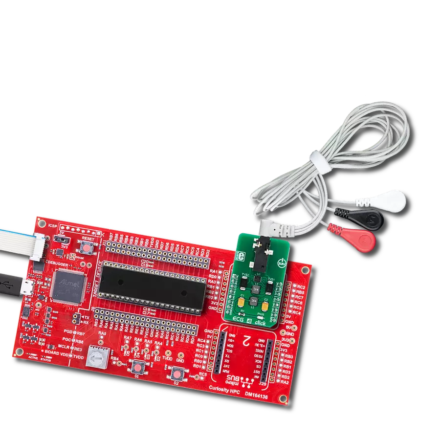 ECG 4 Click with Curiosity HPC
