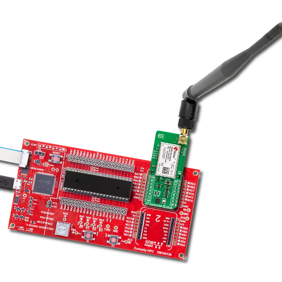 IoT ExpressLink 2 Click with Curiosity HPC
