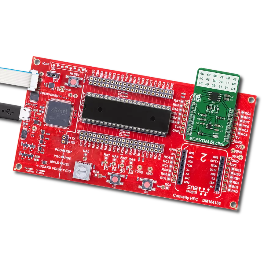 EEPROM 4 Click with Curiosity HPC