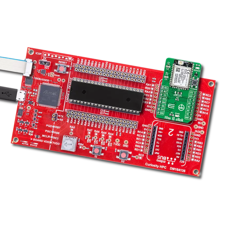 XBee 2 Click with Curiosity HPC