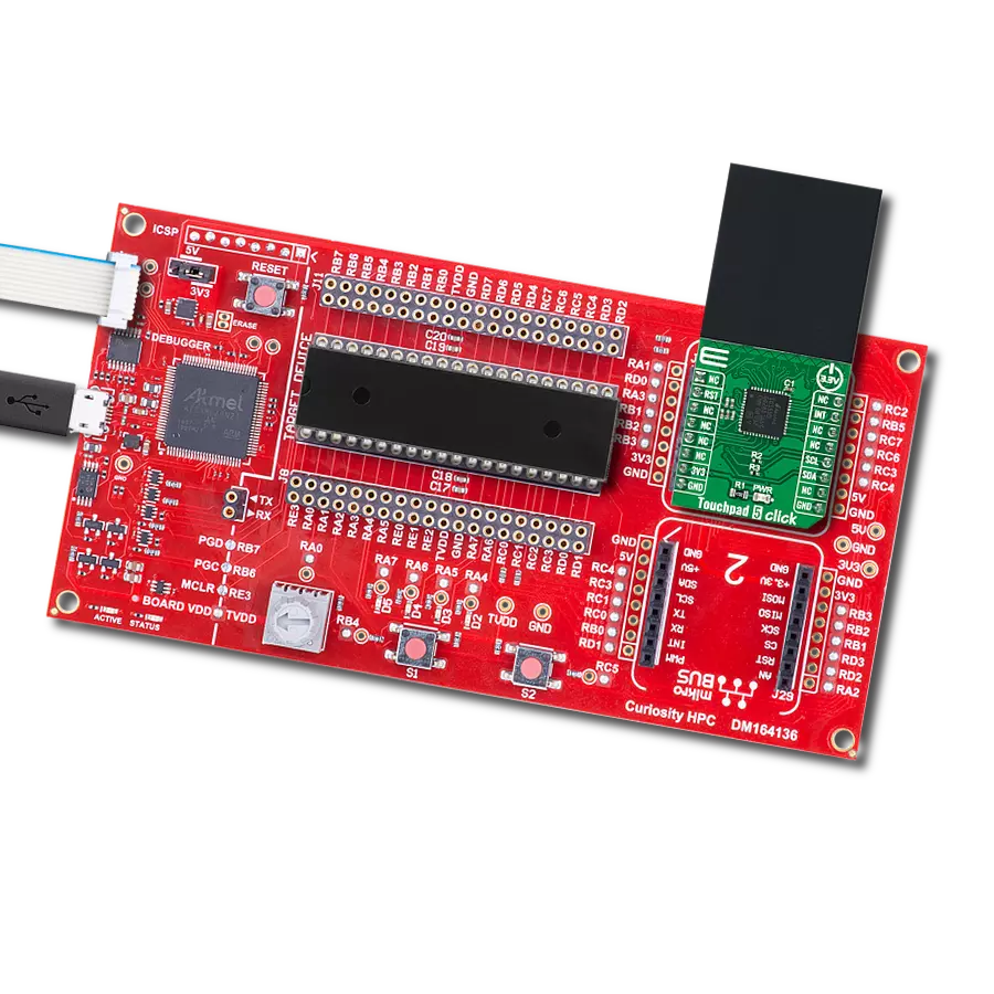 Touchpad 5 Click with Curiosity HPC