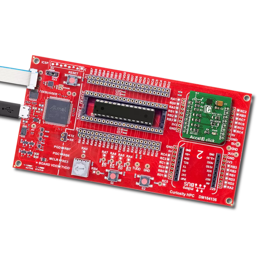 Accel 3 Click with Curiosity HPC