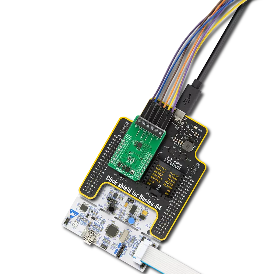 Add RS232 connectivity to embedded systems with distortion-free transmission using TRSF3232E and STM32G071RB