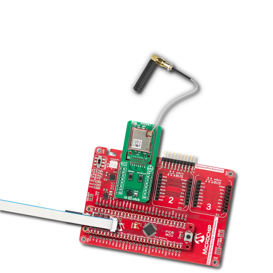 Get long-range wireless connectivity for IoT and industrial apps with WIRL-LORA Daphnis-I (2618011181000) module and PIC18F57Q43