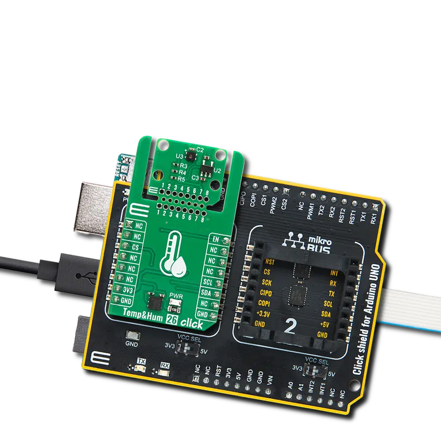 Add temperature and humidity measurement to any embedded design with ENS211 and ATmega328