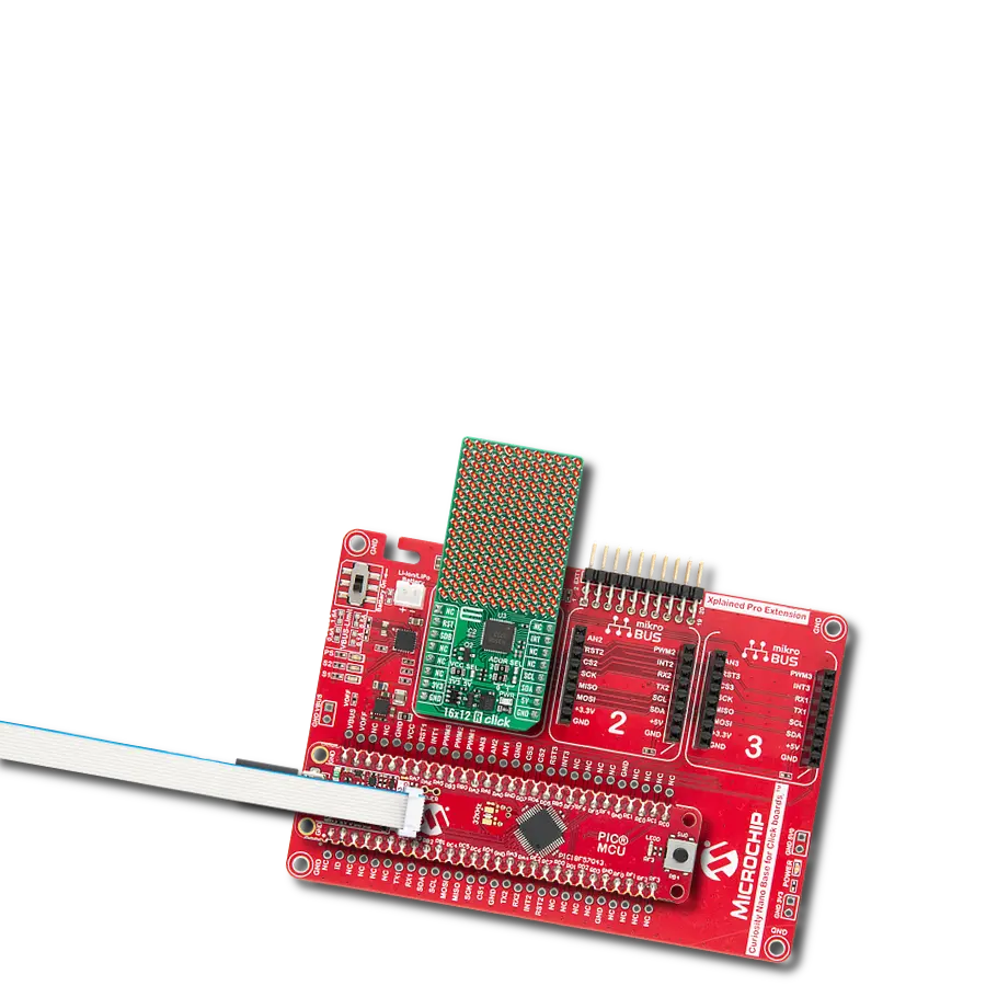 Create dynamic visual indicators, counters, and notifications with IS31FL3733 and PIC18F57Q43