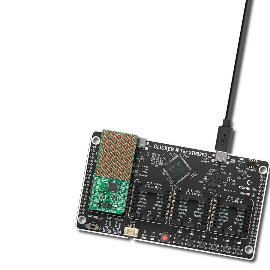 Create dynamic visual indicators, counters, and notifications with IS31FL3733 and STM32F302VC