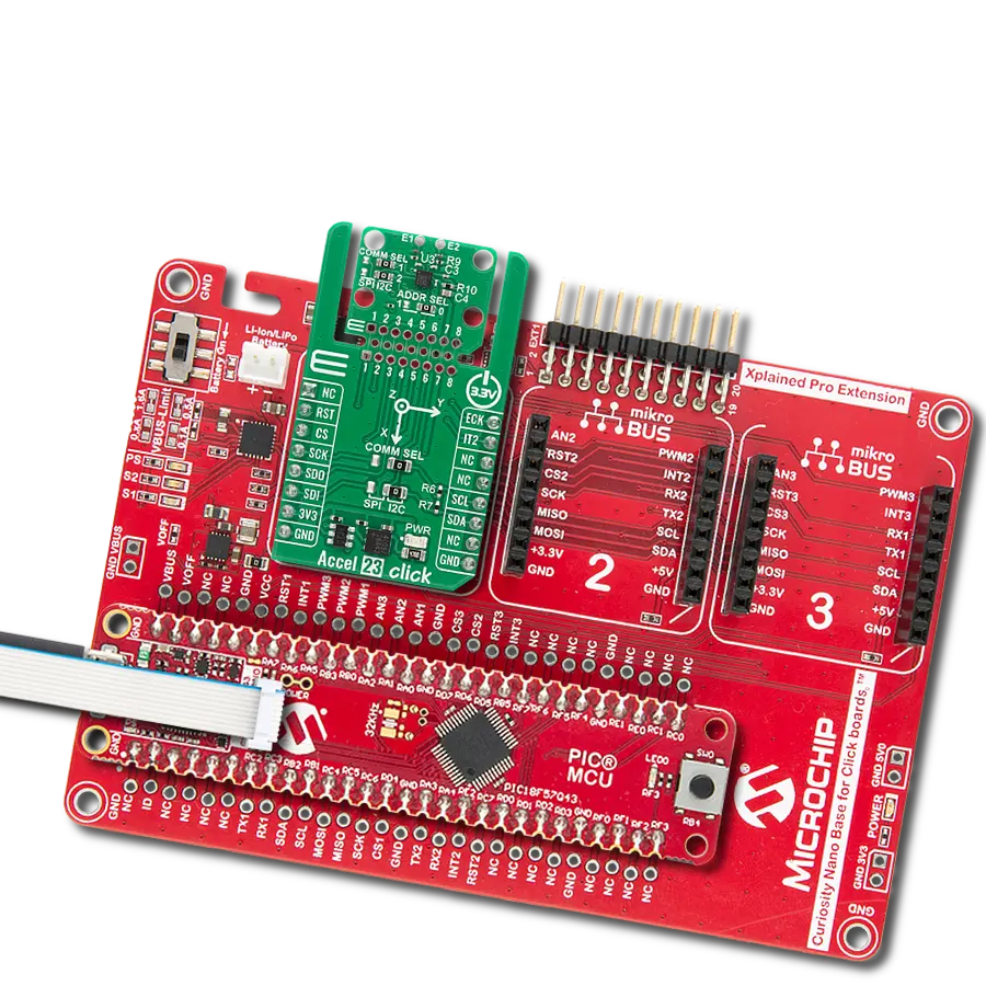 Add ultra low-power 3D motion sensing with IIS2DULPX and PIC18F57Q43