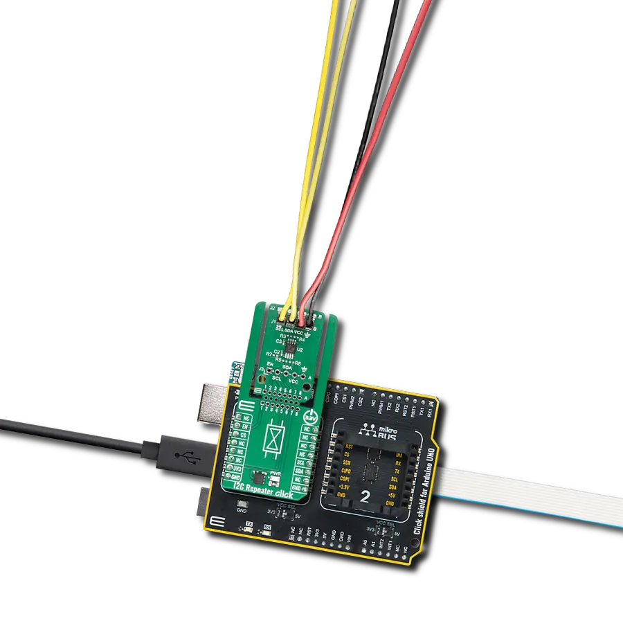 Add low-power I2C repeat and acceleration to high-speed designs with NCA9700 and ATmega328