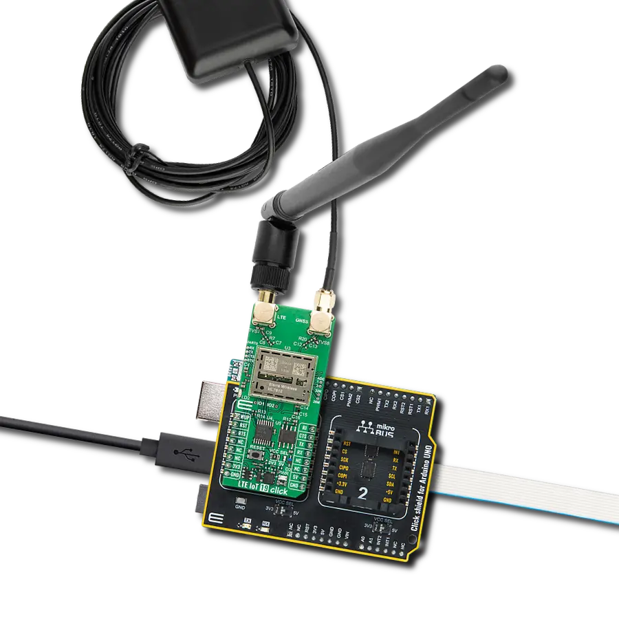 Provide long-range LTE-M and NB-IoT connectivity with built-in GNSS using the HL7812 and ATmega328P