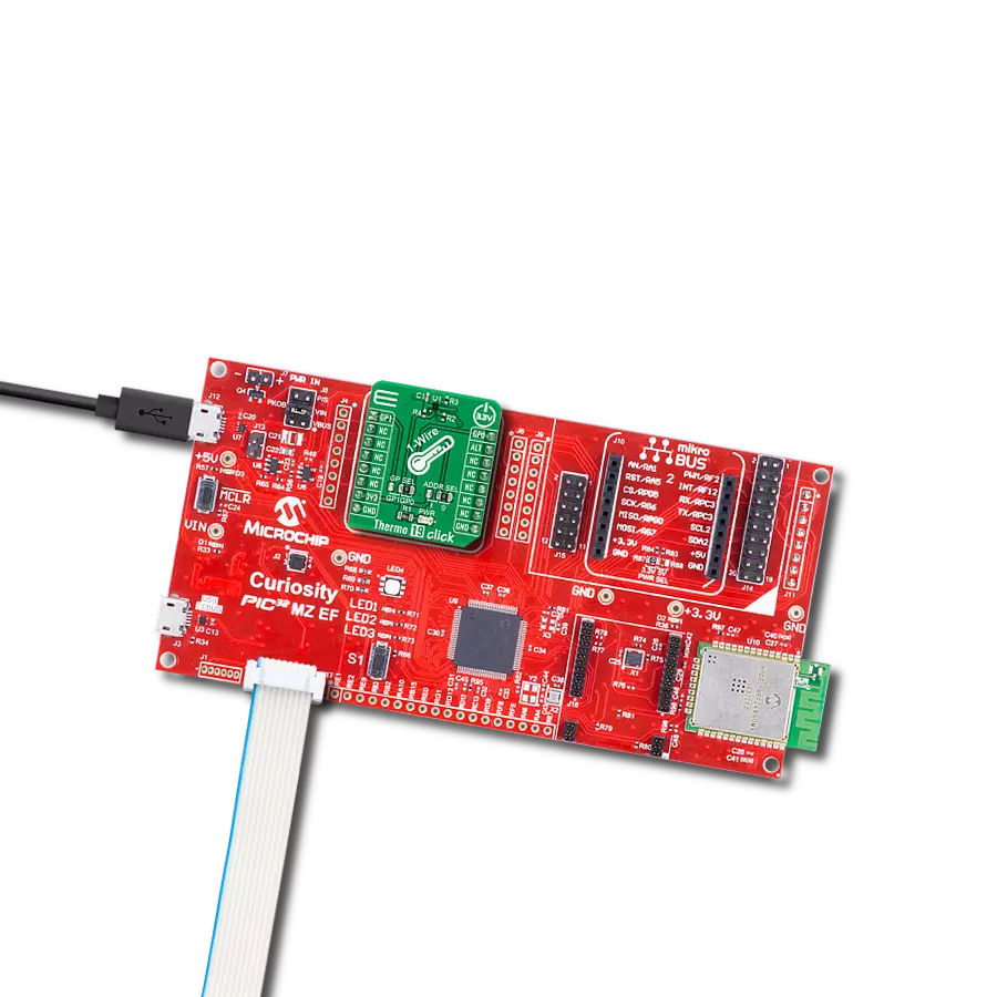 Achieve accurate and reliable temperature measurements in any setting with MAX31825 and PIC32MZ2048EFM100