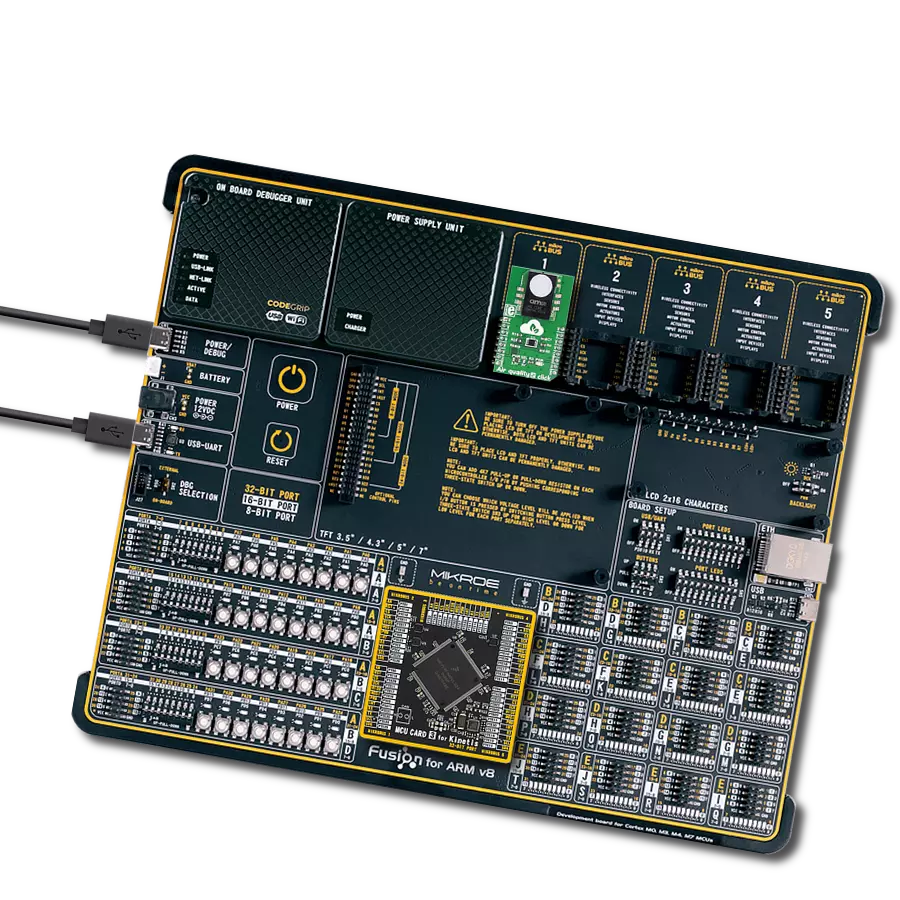 Air quality 2 Click with Fusion for ARM v8