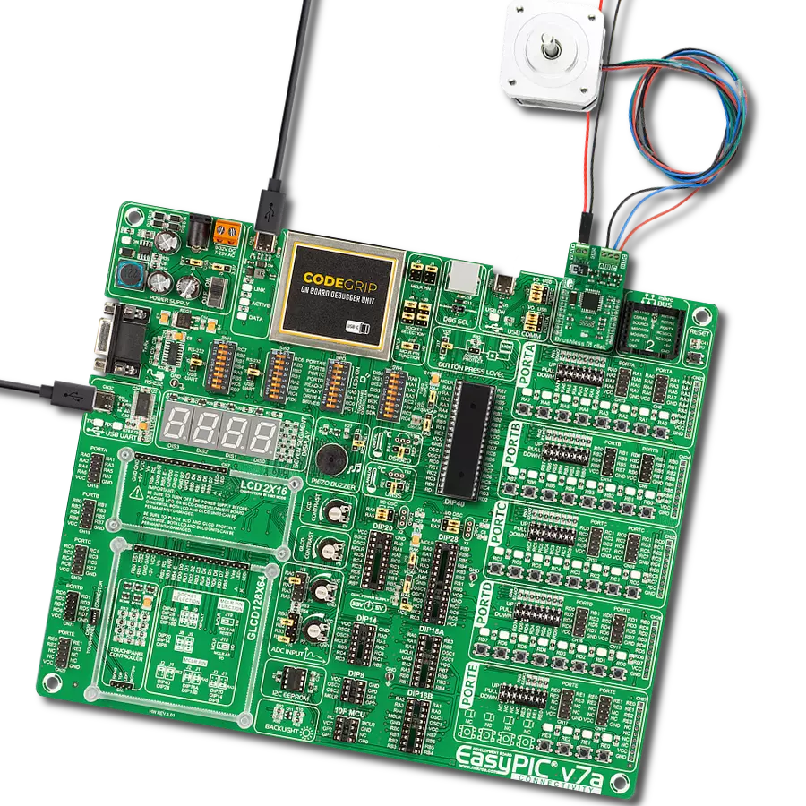 Brushless 6 Click with EasyPIC v7a