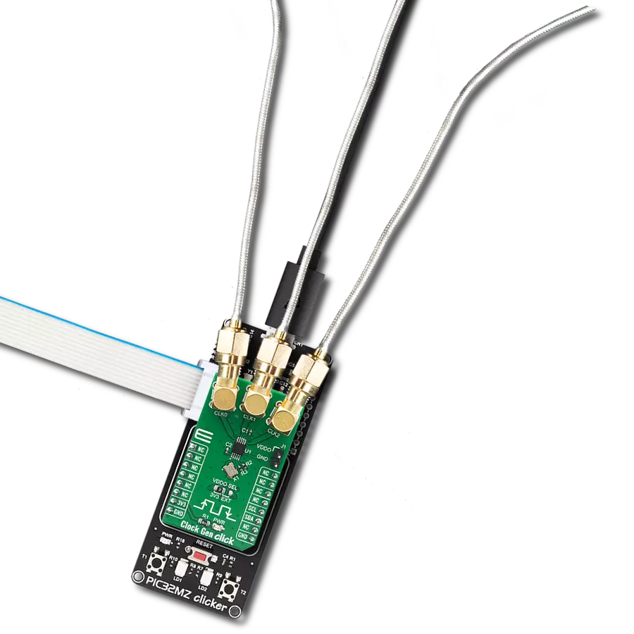Provide a stable frequency reference for various electronic systems with Si5351A and PIC32MZ1024EFH064