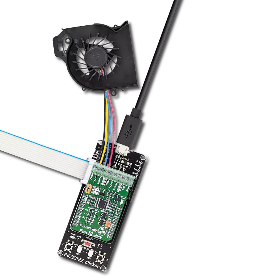 Redefine fan control with MAX31760 and PIC32MZ1024EFH064
