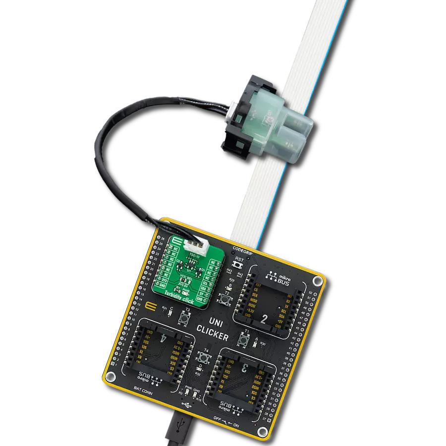 Turbidity Click with UNI Clicker