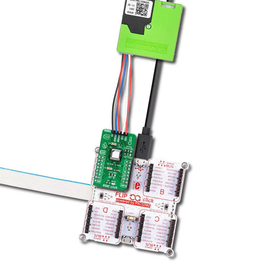 Achieve precise environmental HVAC sensing with SCD41, SPS30 and PIC32MZ2048EFH100