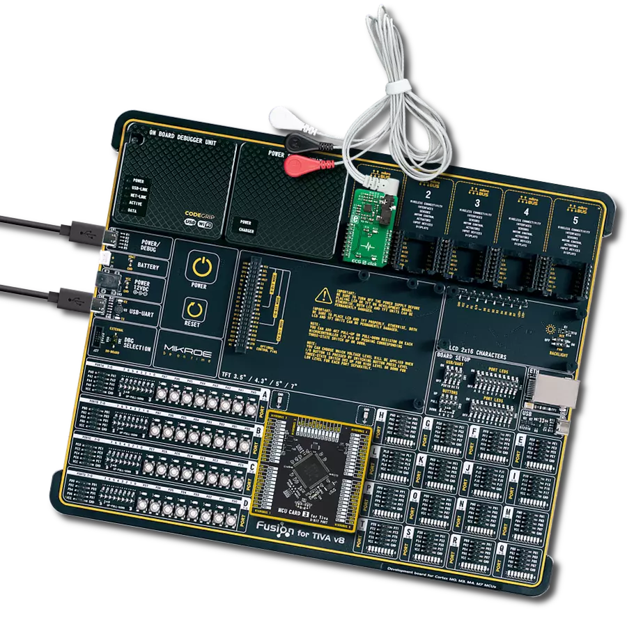 ECG 5 Click with Fusion for Tiva v8