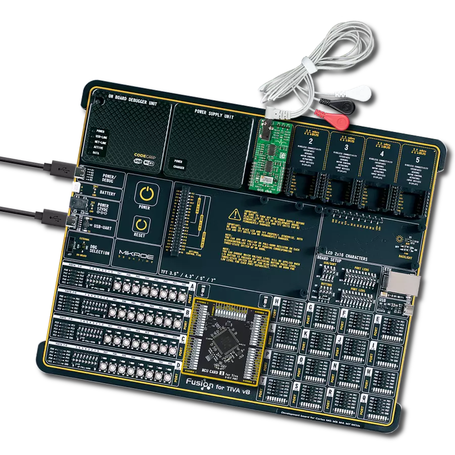ECG Click with Fusion for Tiva v8