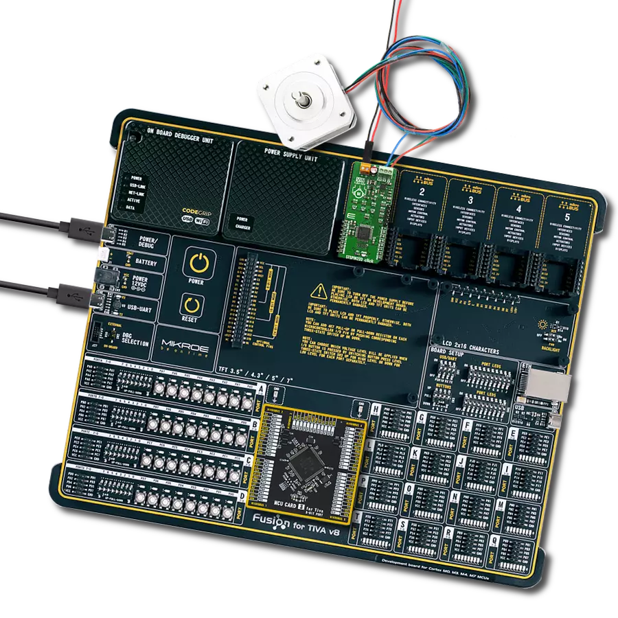 STSPIN233 Click with Fusion for Tiva v8