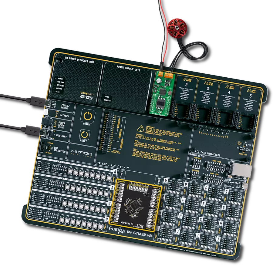 Brushless 15 Click with Fusion for STM32 v8