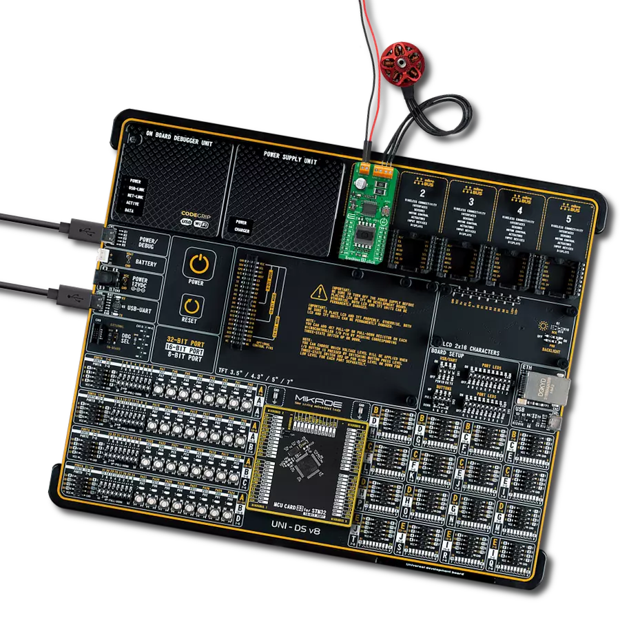 Brushless 15 Click with UNI-DS v8