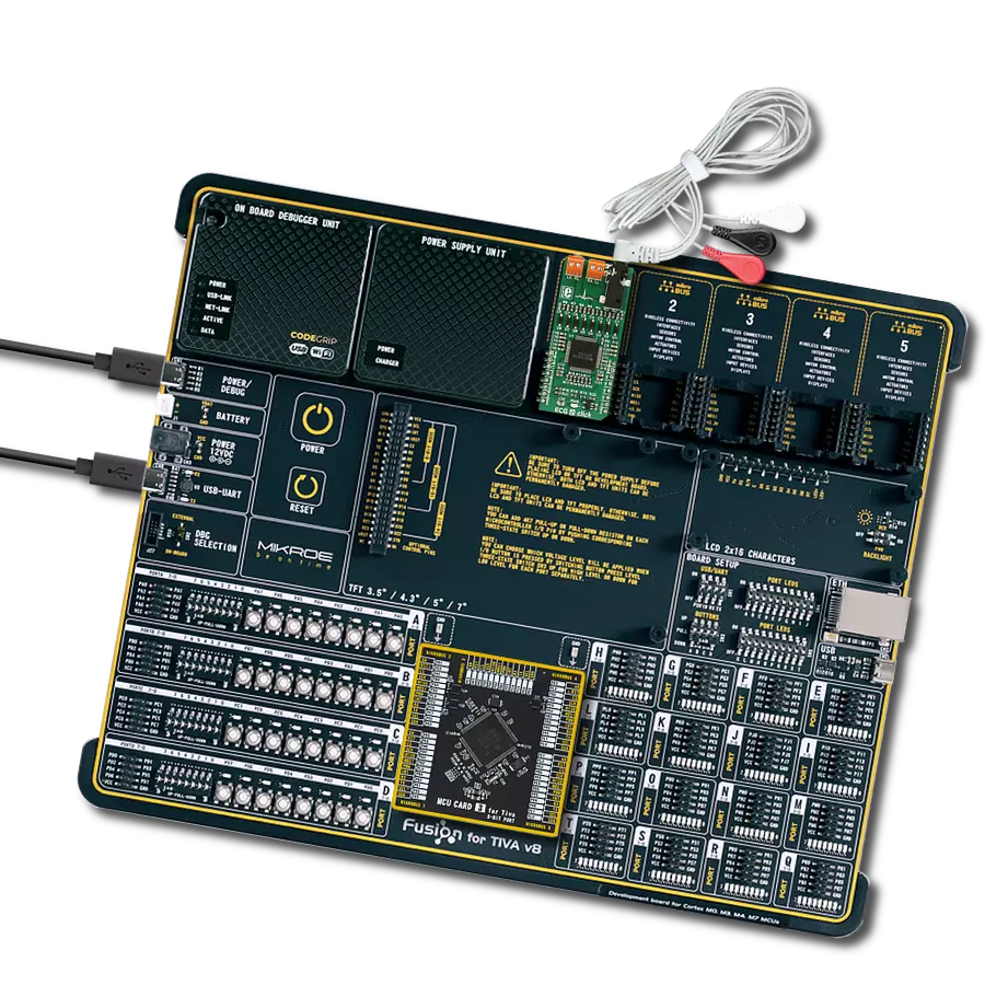 ECG 2 Click with Fusion for Tiva v8