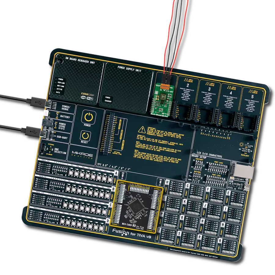 Buck-Boost 2 Click with Fusion for Tiva v8