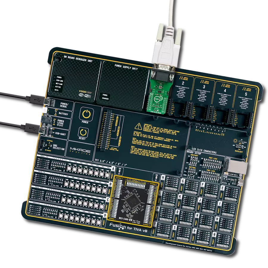 CAN FD 5 Click with Fusion for Tiva v8