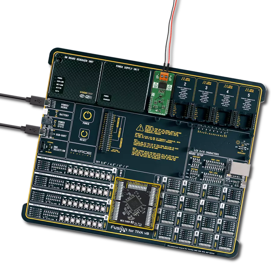 Hall Current 3 click with Fusion for Tiva v8