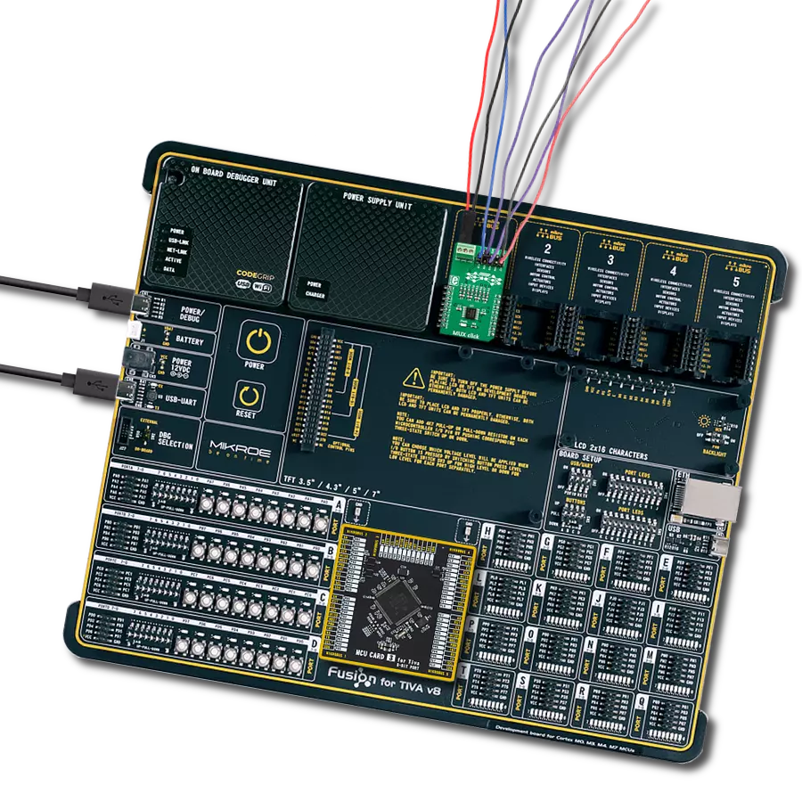 MUX Click with Fusion for Tiva v8