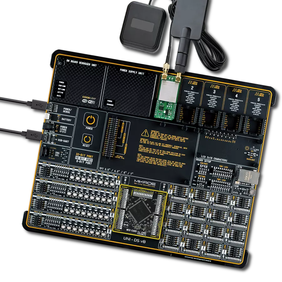 LTE IoT 2 Click with UNI-DS v8