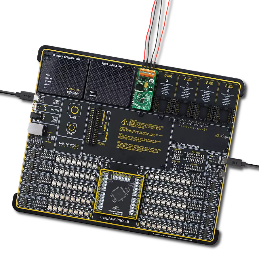 VREG 2 Click with EasyAVR PRO v8