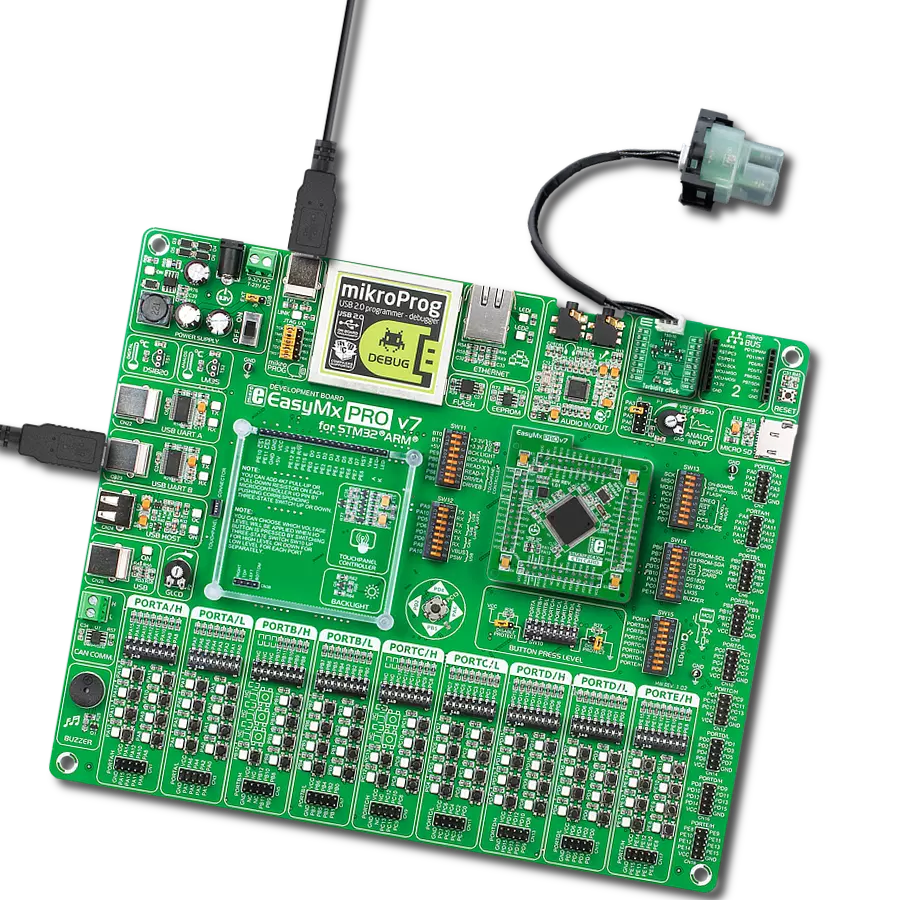 Turbidity Click with EasyMx PRO v7 for STM32