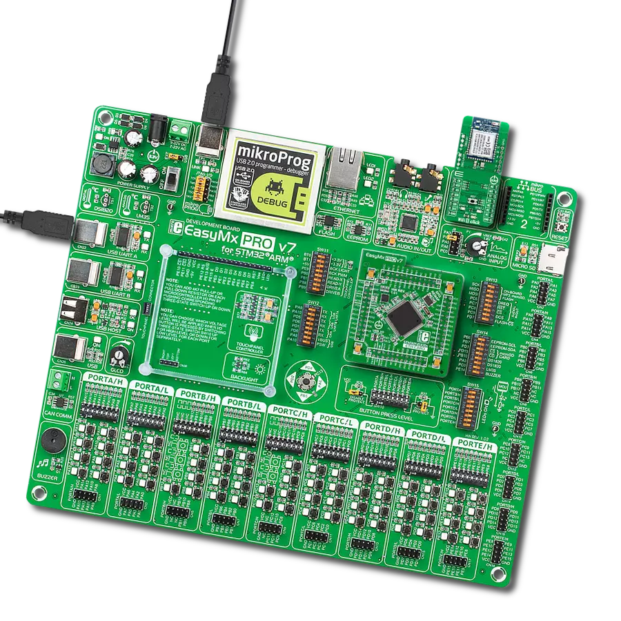 WiFi 8 Click with EasyMx PRO v7 for STM32