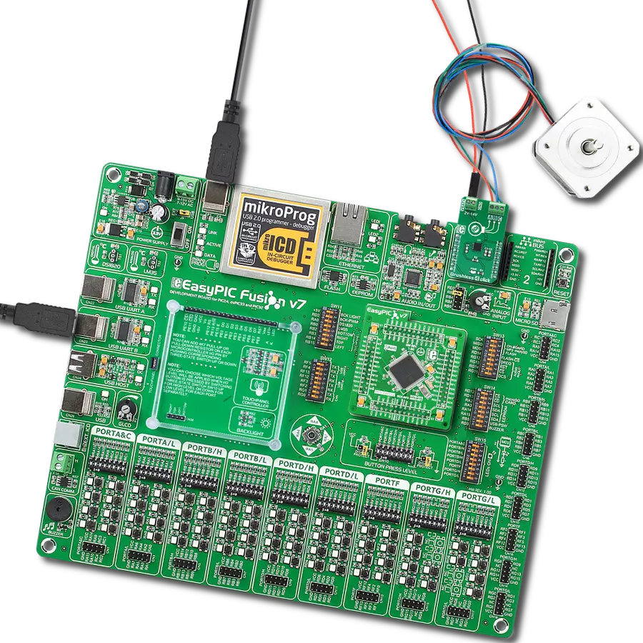 Brushless 4 Click with EasyPIC Fusion v7