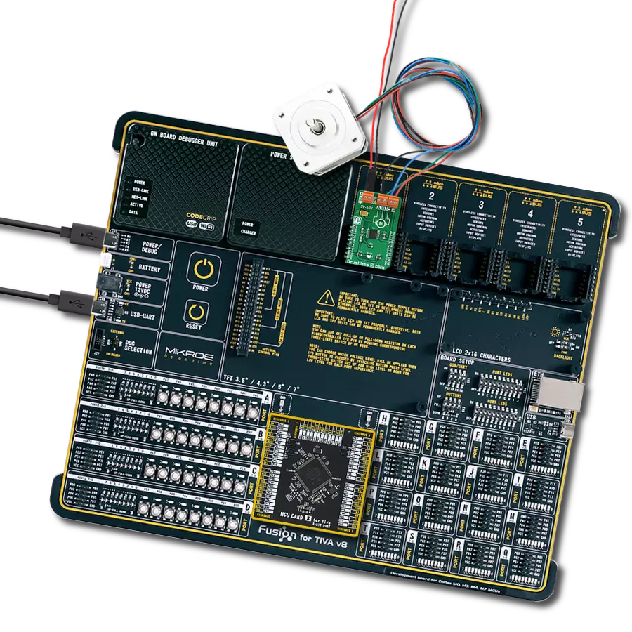 Brushless 5 Click with Fusion for Tiva v8
