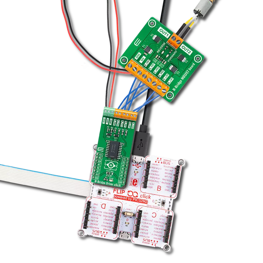 Explore the potential of H-bridge gate driver with MC33883 and PIC32MZ2048EFH100
