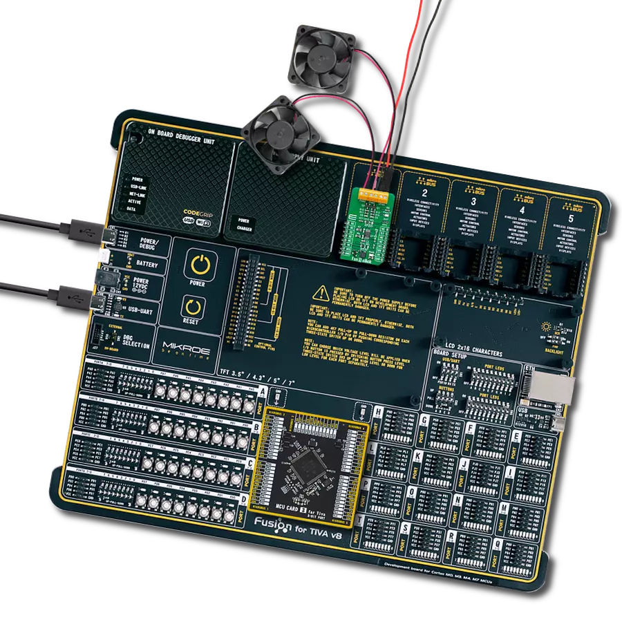 Fan 5 Click with Fusion for Tiva v8