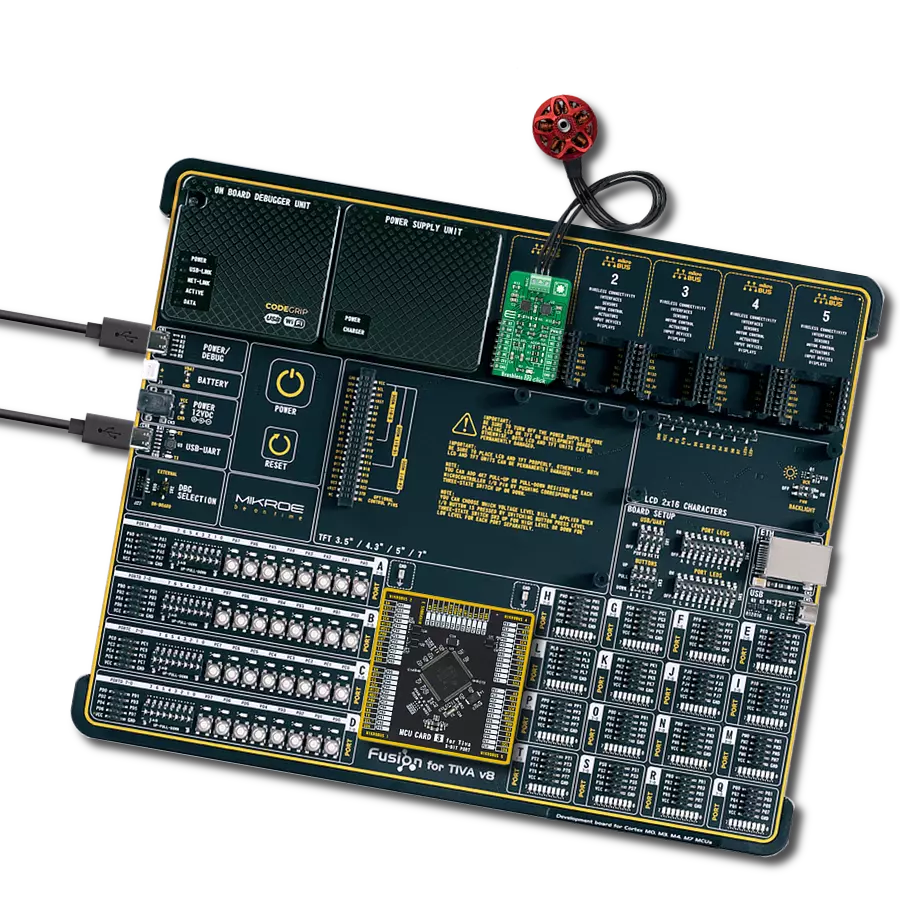 Brushless 22 Click with Fusion for Tiva v8