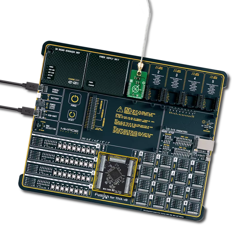 Clock Gen 2 Click with Fusion for Tiva v8