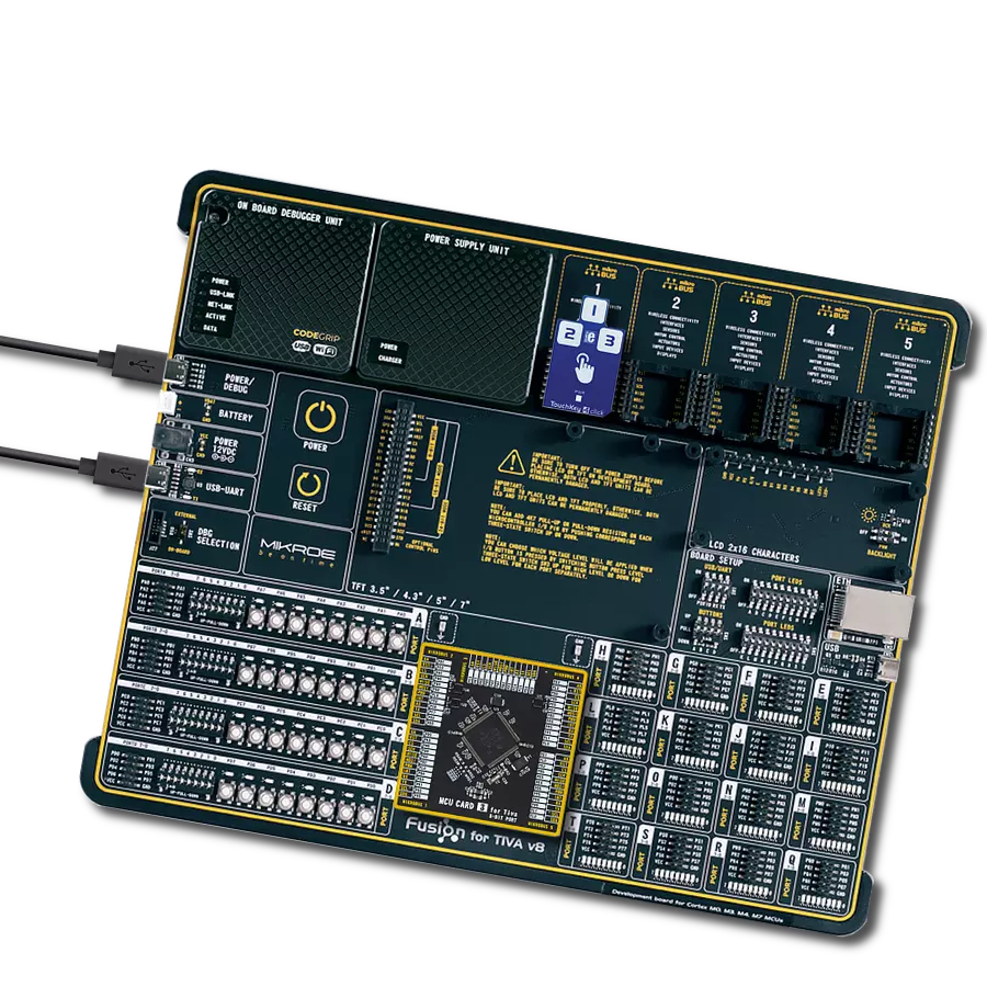 TouchKey 4 click with Fusion for Tiva v8