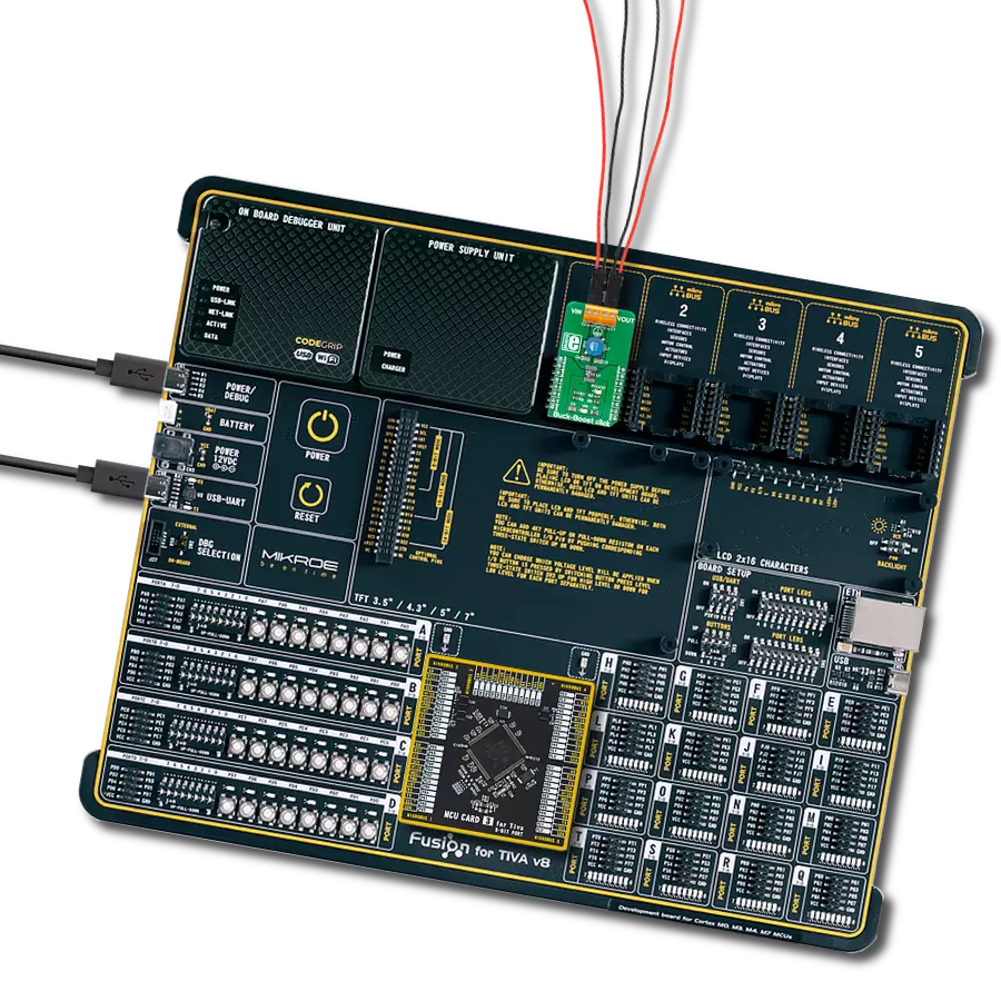 Buck-Boost Click with Fusion for Tiva v8