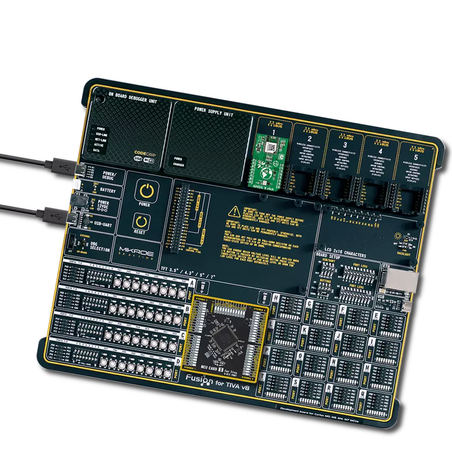 GNSS 3 Click with Fusion for Tiva v8