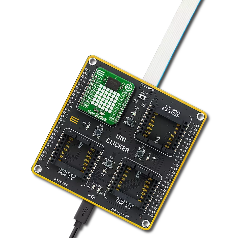 Flash 5 Click with UNI Clicker